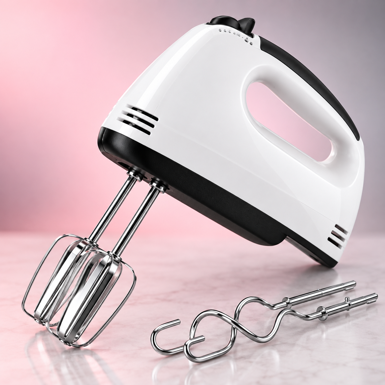 Electric Hand Mixer 7 Speed Kitchen Whisk Egg Beater Baking Cake Food Blender UK 2 Electric Hand Mixer 7 Speed Kitchen Whisk Egg Beater Baking Cake Food Blender UK - Image 2