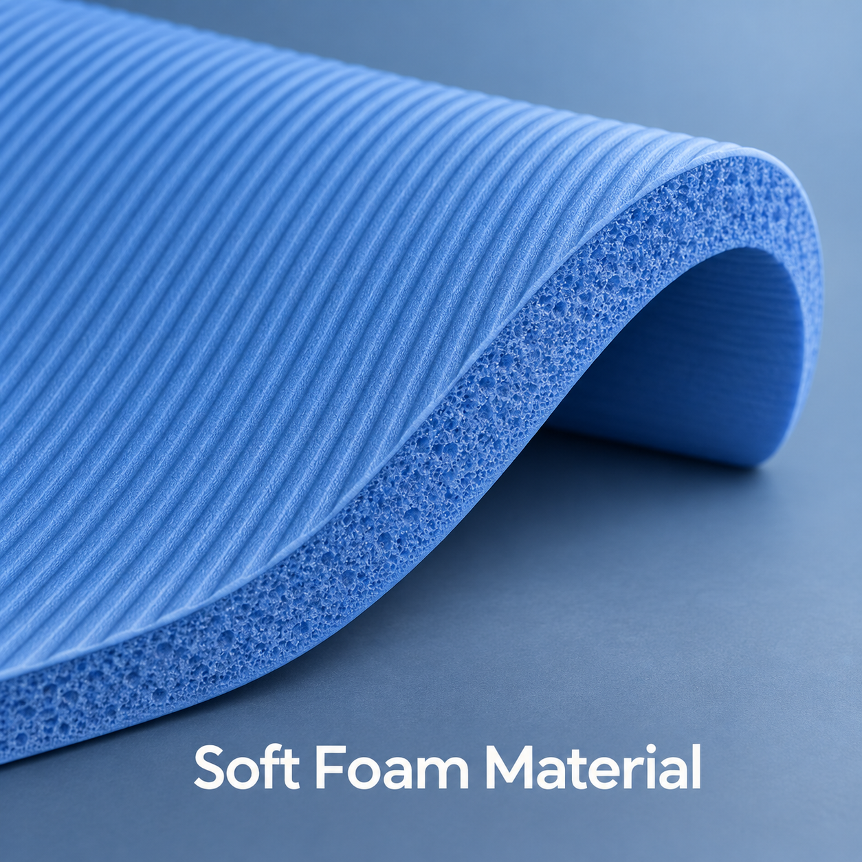Home Vista Blue Yoga Mat Non Slip Exercise Fitness Pilates Gym Training Workouts 2 Home Vista Blue Yoga Mat Non Slip Exercise Fitness Pilates Gym Training Workouts - Image 2