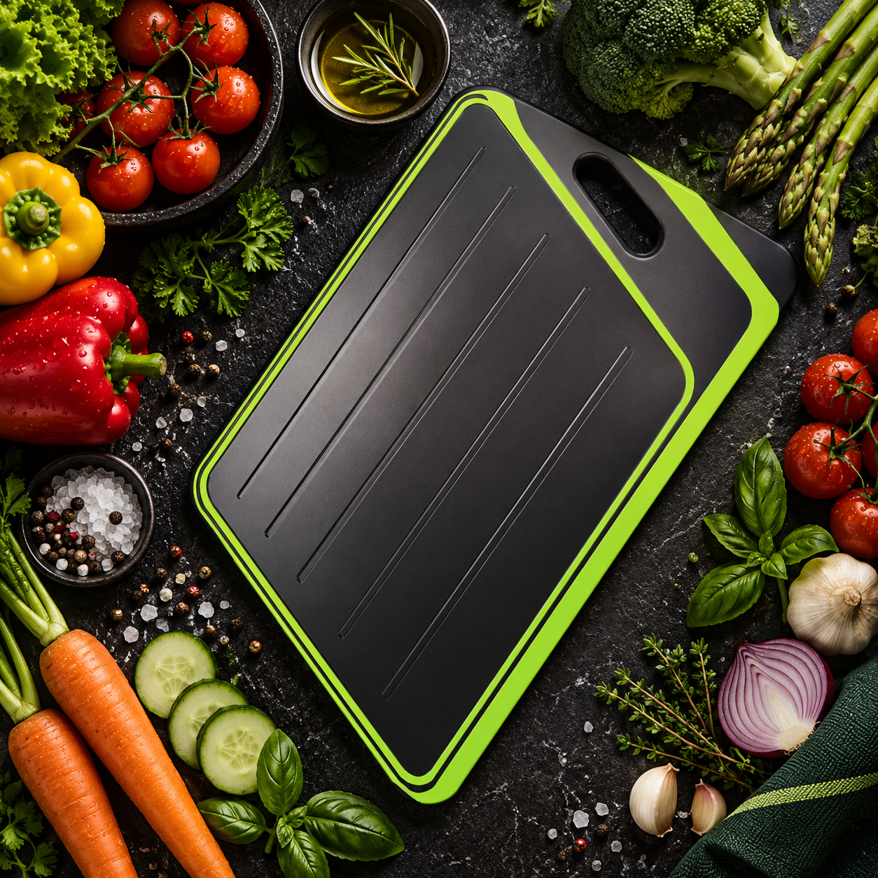 4-in-1 Defrosting Tray Chopping Cutting Board Quick Food Thawing Kitchen Tool UK 3 4-in-1 Defrosting Tray Chopping Cutting Board Quick Food Thawing Kitchen Tool UK - Image 3