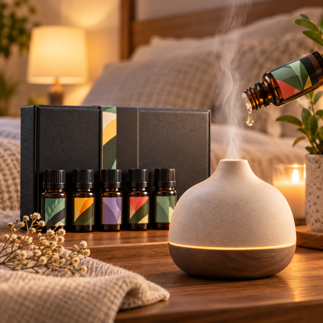 6pc Aromatherapy Essential Oil Gift Set Fragrance Oil for Diffuser Relaxation UK 5 6pc Aromatherapy Essential Oil Gift Set Fragrance Oil for Diffuser Relaxation UK - Image 5