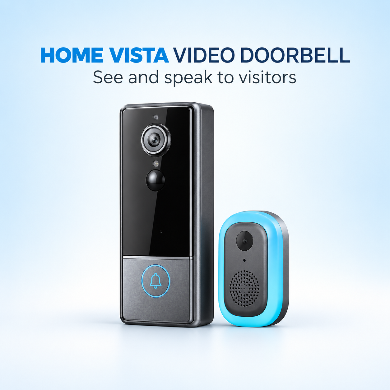 HOME VISTA Wireless Video Doorbell Camera Two Way Audio Indoor Chime Security UK 1 HOME VISTA Wireless Video Doorbell Camera Two Way Audio Indoor Chime Security UK