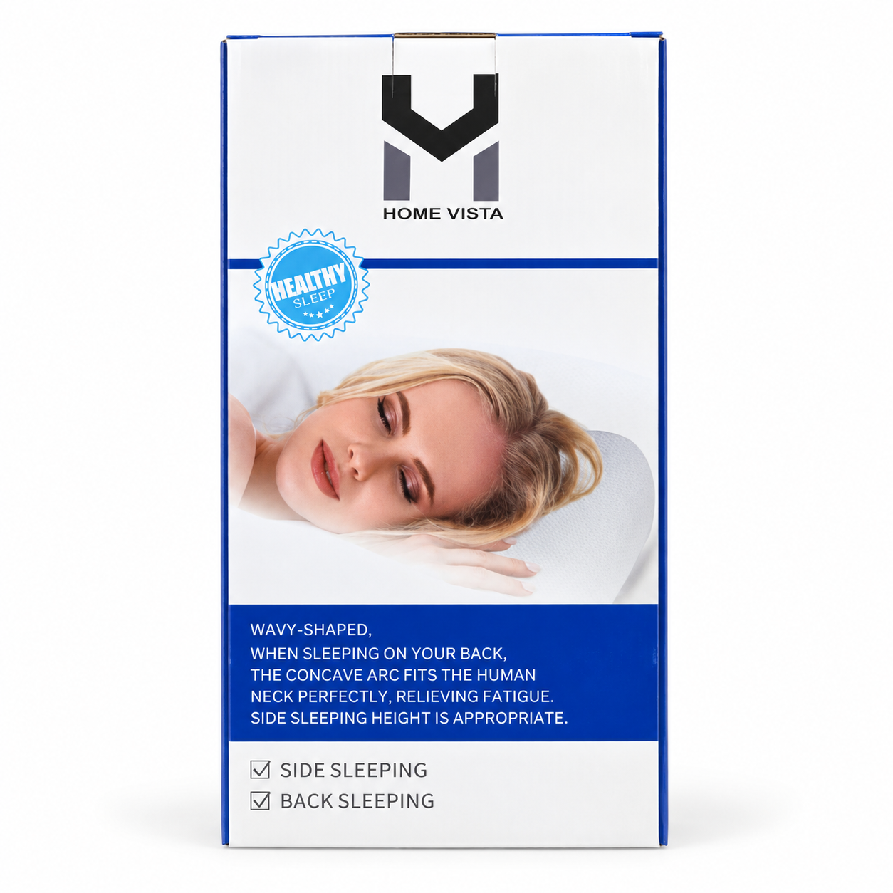 Memory Foam Pillow Contour Orthopaedic Neck Support Side Back Sleeper Bedroom UK 6 Memory Foam Pillow Contour Orthopaedic Neck Support Side Back Sleeper Bedroom UK - Image 6