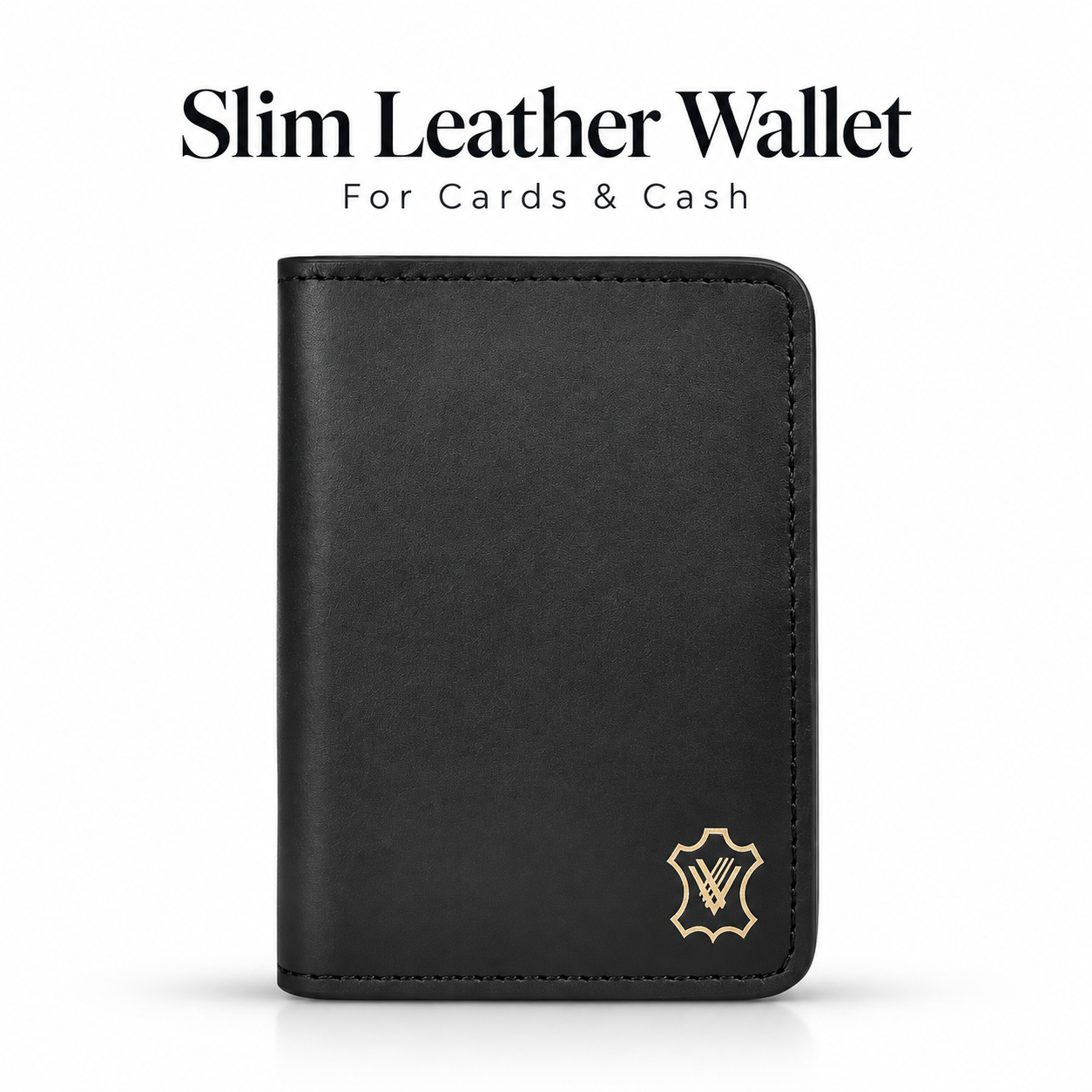 VALANTI Men's Black Leather Wallet Slim Bifold Card Holder Cash Purse Gift Box UK 1 VALANTI Men's Black Leather Wallet Slim Bifold Card Holder Cash Purse Gift Box UK