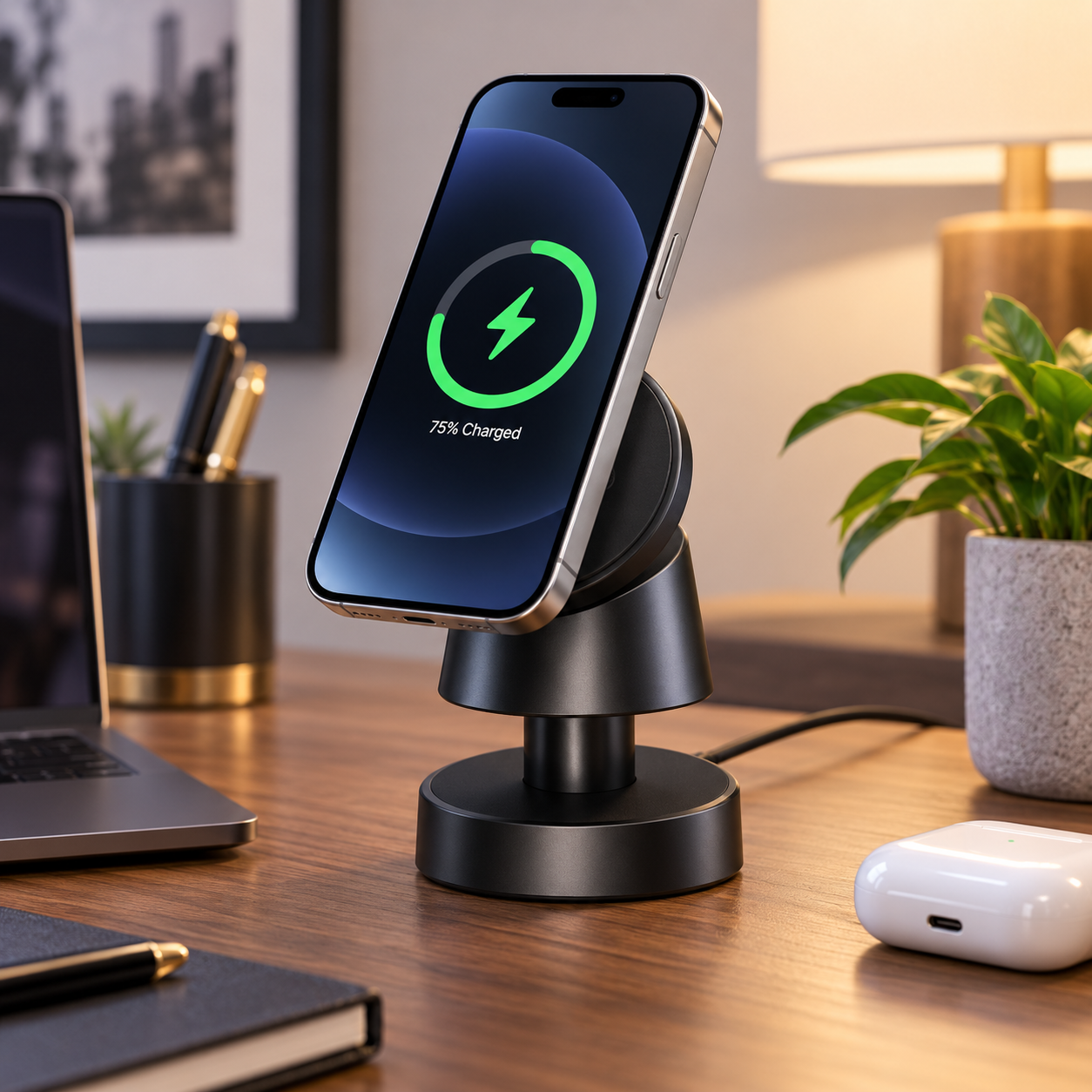 ANTHER FORCE 4-in-1 Magnetic Wireless Charger Stand – 15W PD Fast 4 ANTHER FORCE 4-in-1 Magnetic Wireless Charger Stand – 15W PD Fast - Image 4