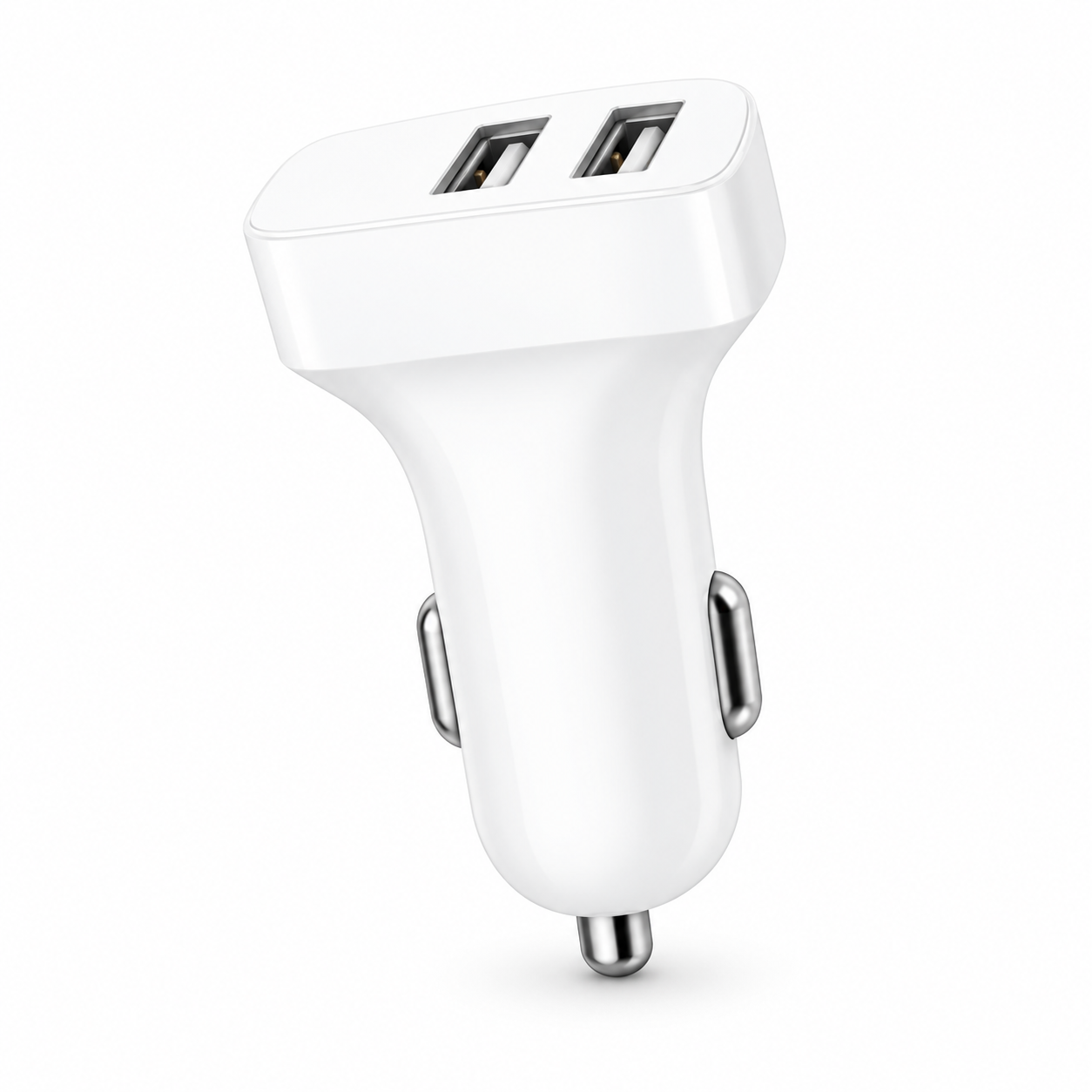 ANTHER FORCE Dual USB Smart Car Charger – White 3 ANTHER FORCE Dual USB Smart Car Charger – White - Image 3