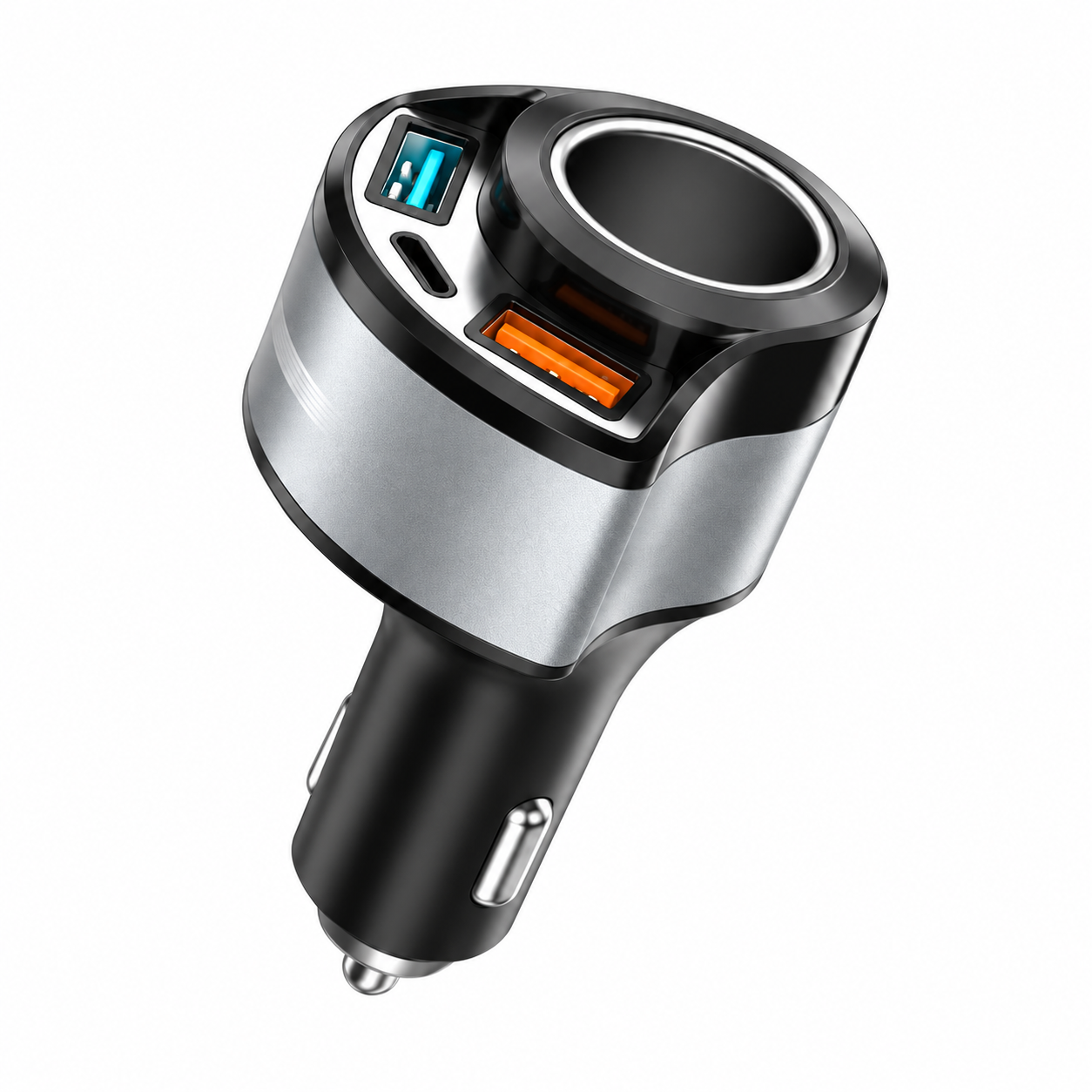 PANTHER FORCE 4-in-1 Car Charger Splitter – Faster & Smarter 2 PANTHER FORCE 4-in-1 Car Charger Splitter – Faster & Smarter - Image 2