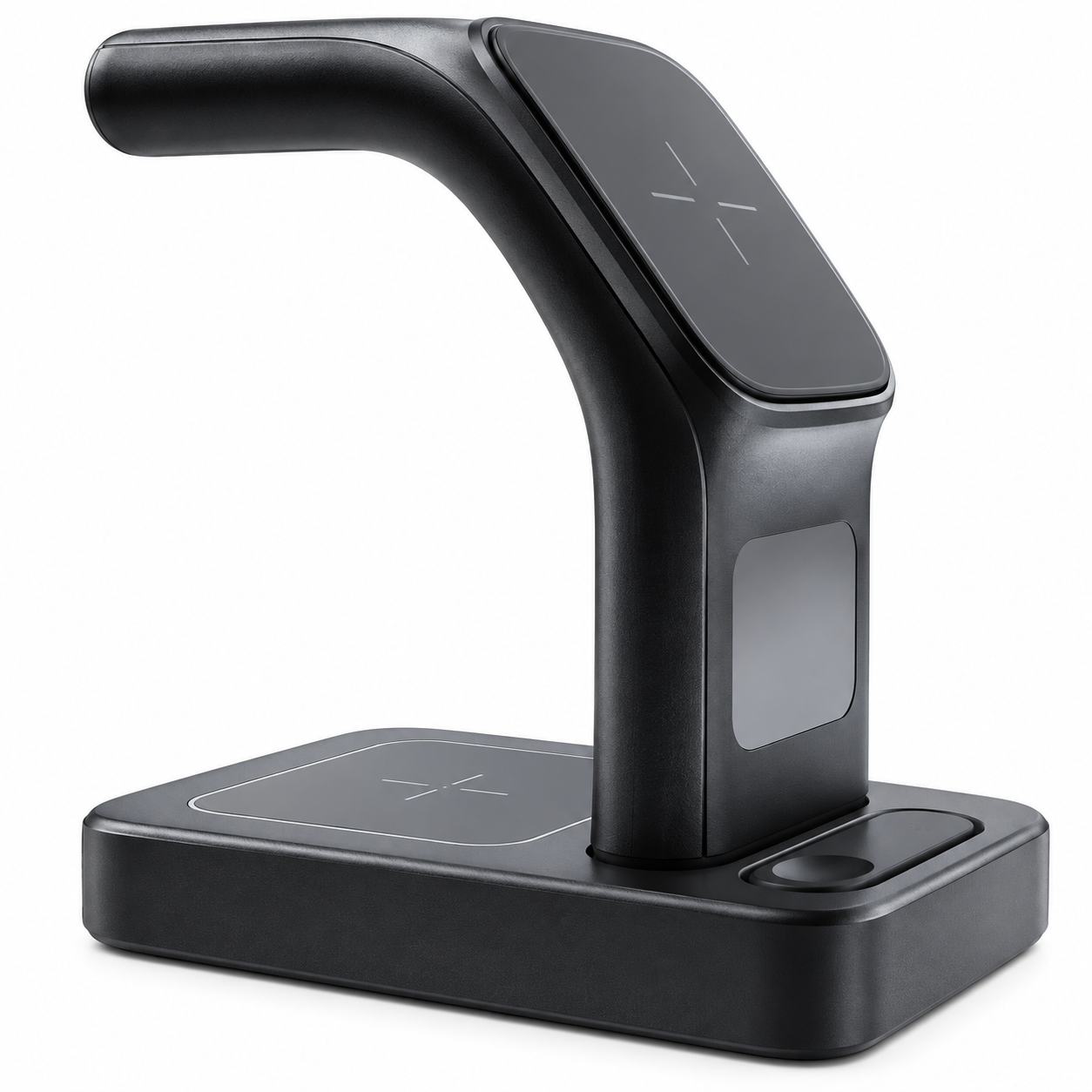 PANTHER FORCE 3-in-1 Wireless Charging Station with LED Screen – Premium Black 3 PANTHER FORCE 3-in-1 Wireless Charging Station with LED Screen – Premium Black - Image 3