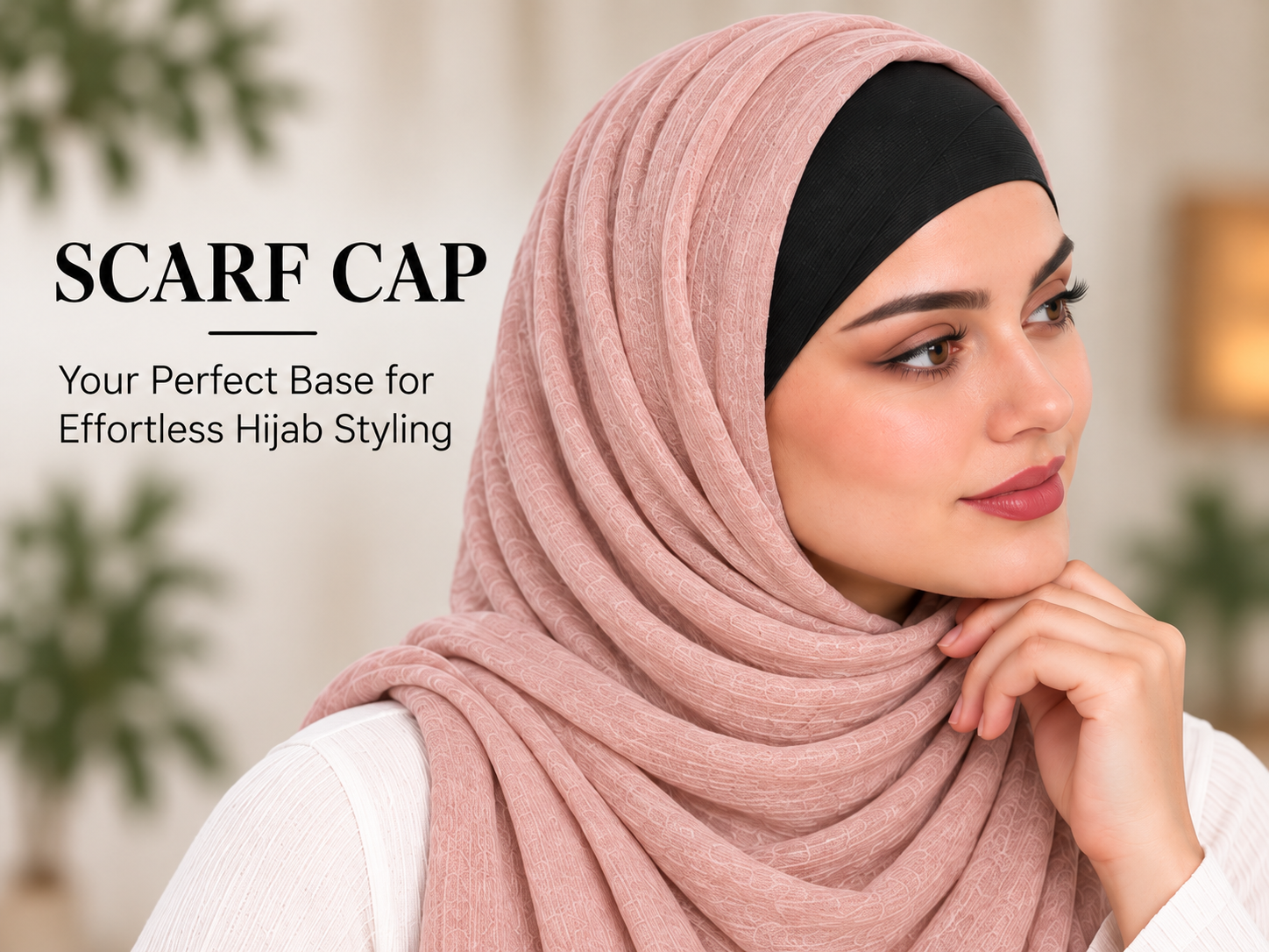 Elegant Black Hijab Under-Scarf Cap - Smooth, Secure & Effortless Fit 4 Elegant Black Hijab Under-Scarf Cap - Smooth, Secure & Effortless Fit - Image 4