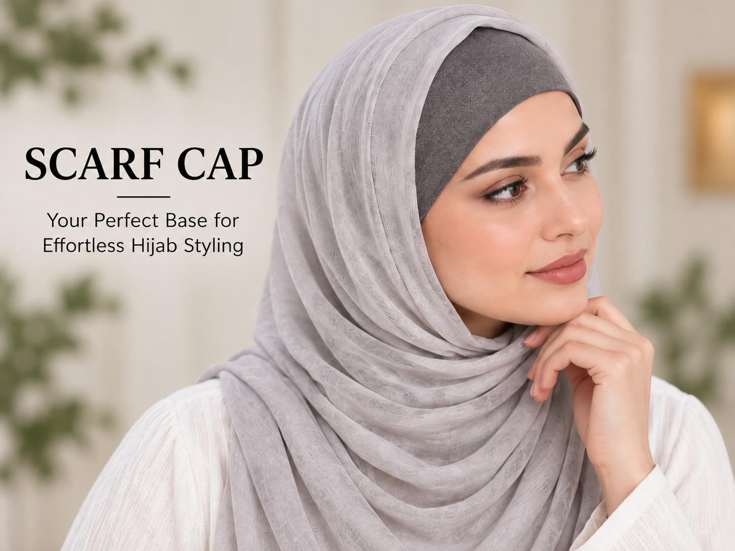 Premium Muted Blue Grey Hijab Under-Scarf Cap - Smooth, Secure & Effortless Fit 4 Premium Muted Blue Grey Hijab Under-Scarf Cap - Smooth, Secure & Effortless Fit - Image 4
