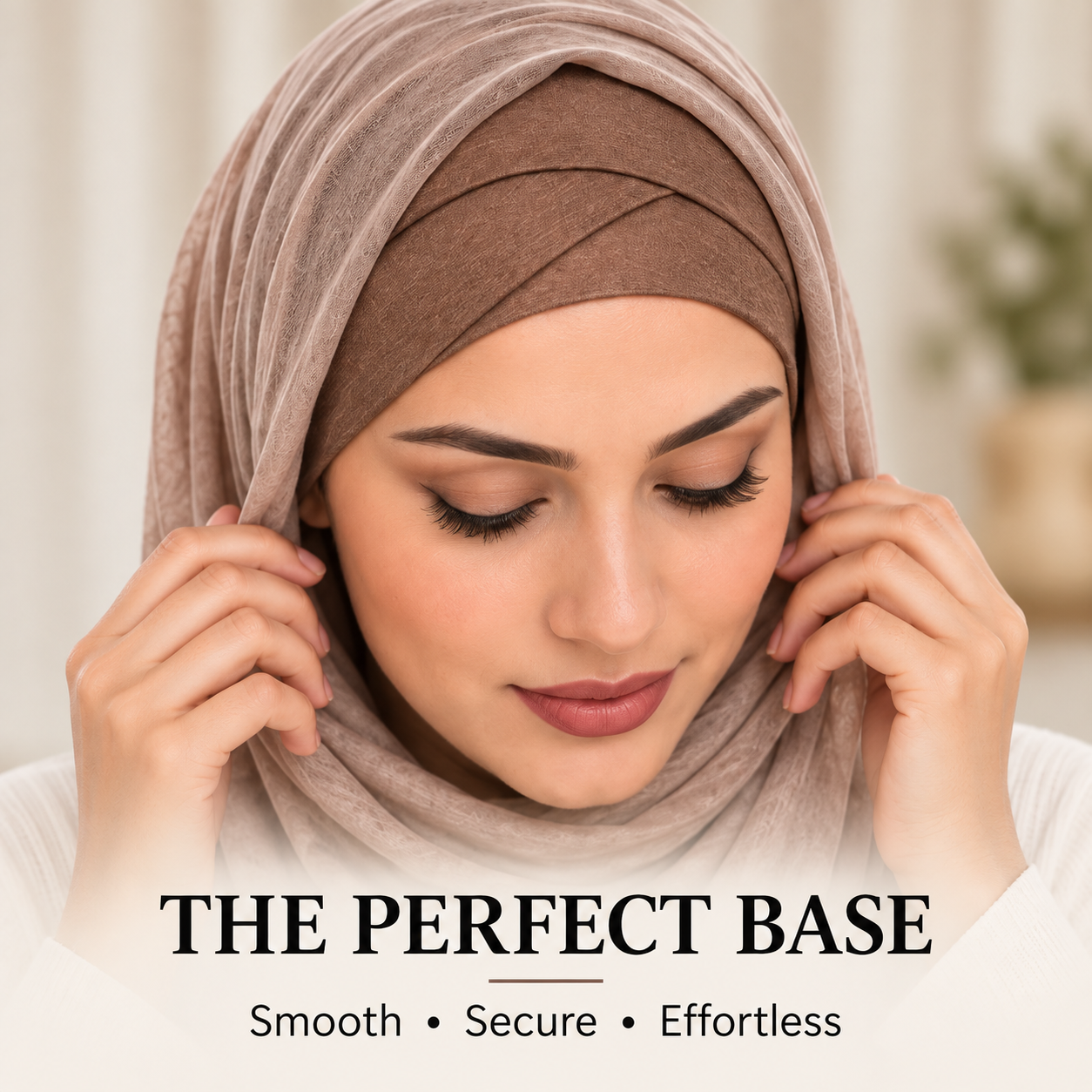 Premium Dusty Taupe Brown Hijab Under-Scarf Cap - Smooth, Secure & Effortless Fit 1 Premium Dusty Taupe Brown Hijab Under-Scarf Cap - Smooth, Secure & Effortless Fit