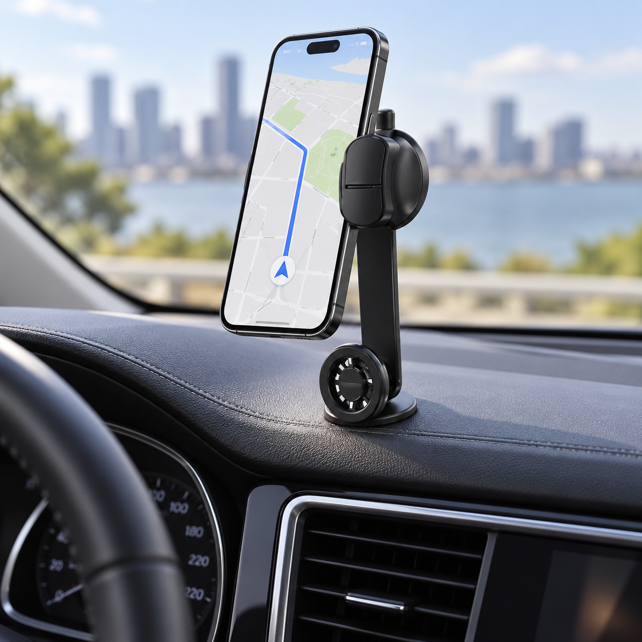 Panther Force Dashboard Car Phone Holder Adjustable Secure Grip Smartphone Mount 5 Panther Force Dashboard Car Phone Holder Adjustable Secure Grip Smartphone Mount - Image 5