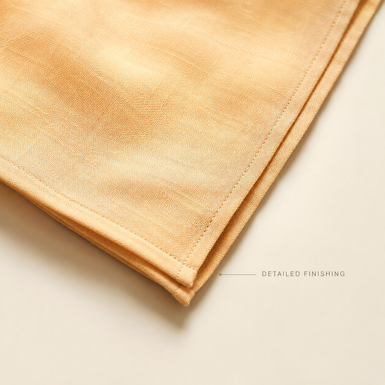 Light Apricot Wool Scarf Soft Warm Woven Winter Shawl Wrap 1.8m x 63cm 3 Light Apricot Wool Scarf Soft Warm Woven Winter Shawl Wrap 1.8m x 63cm - Image 3