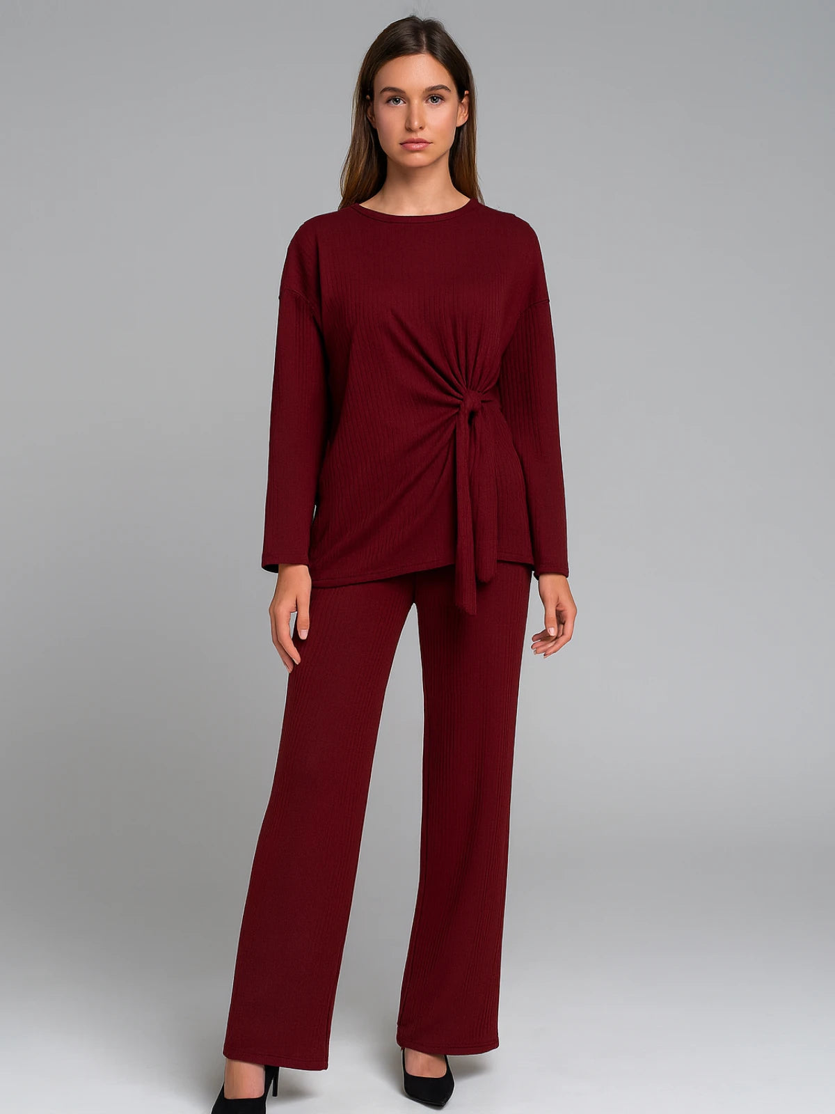 Ladies Side Tie Top and Trouser Set 5 Ladies Side Tie Top and Trouser Set - Image 5