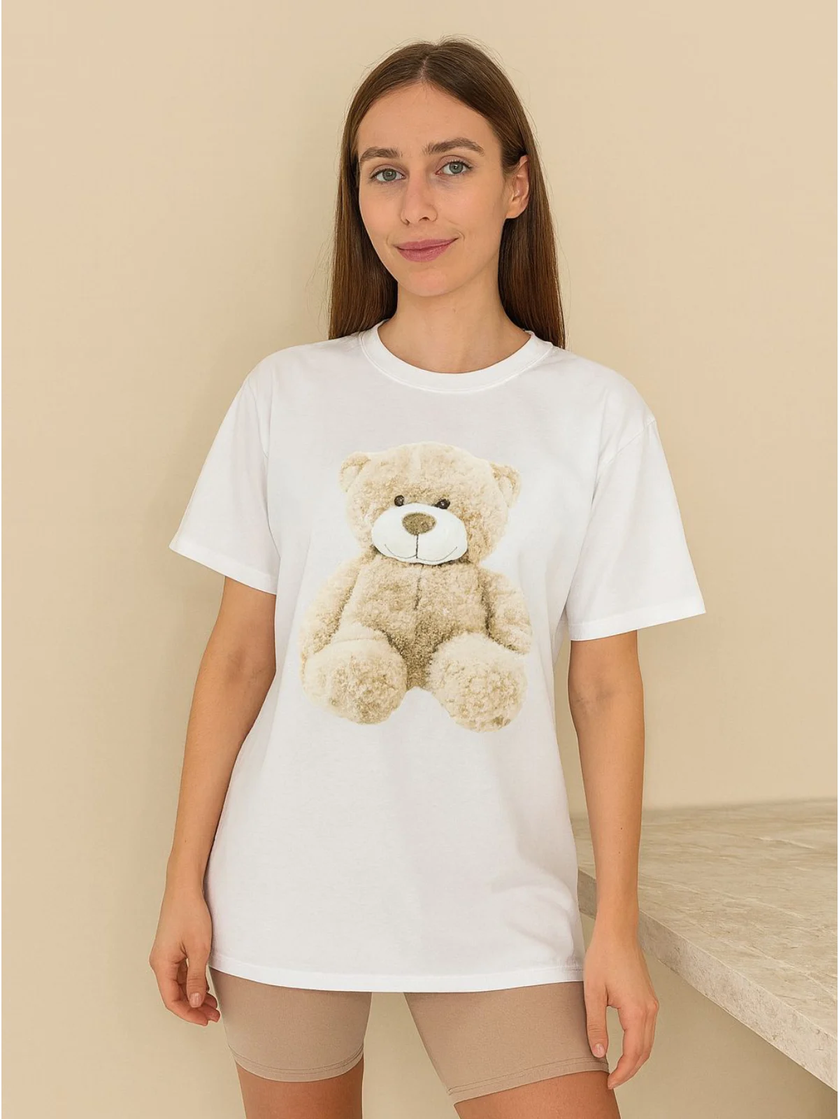 Ladies Teddy Bear Oversized Tshirt 2 Ladies Teddy Bear Oversized Tshirt - Image 2