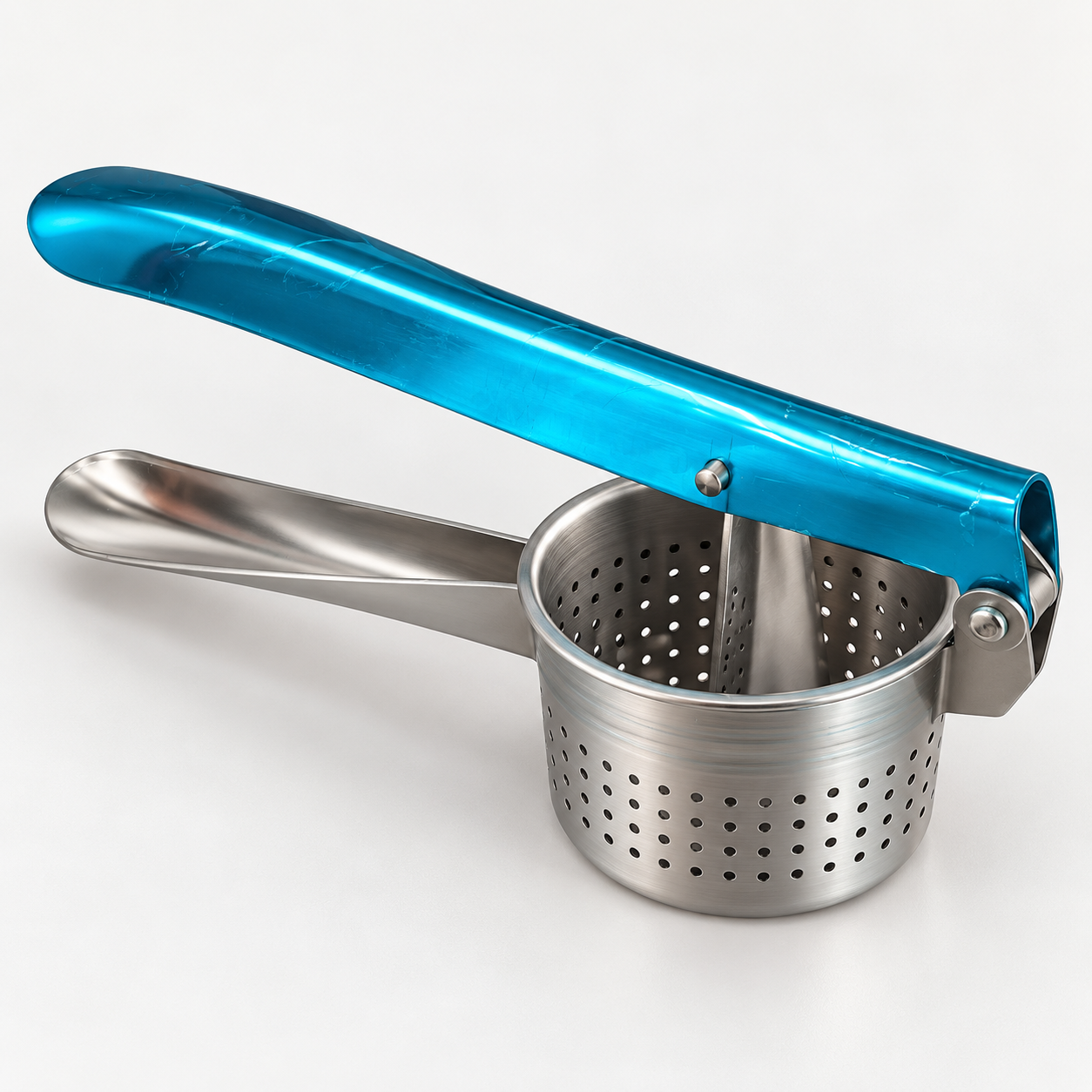 Stainless Steel Potato Ricer Masher Press for Fruit Vegetable Puree Kitchen Tool 2 Stainless Steel Potato Ricer Masher Press for Fruit Vegetable Puree Kitchen Tool - Image 2